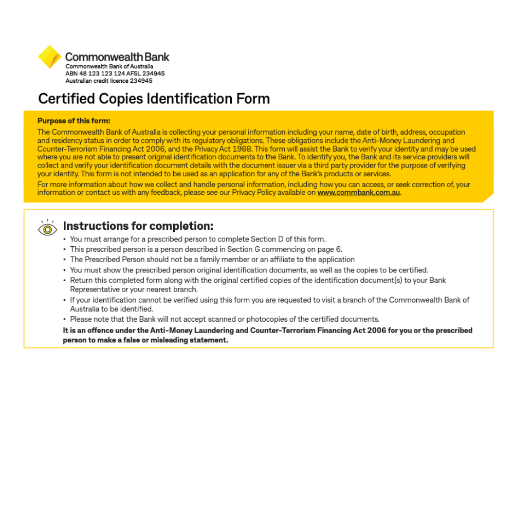 CPA Australia certify true copy 澳洲會計師核證文件 服務