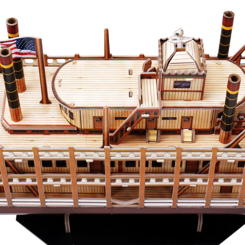 3D立體Mississippi Steam Boat 密西西比河蒸汽船