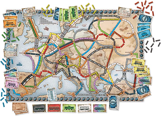 Ticket to Ride - Europe 鐵道任務 - 歐洲 桌遊