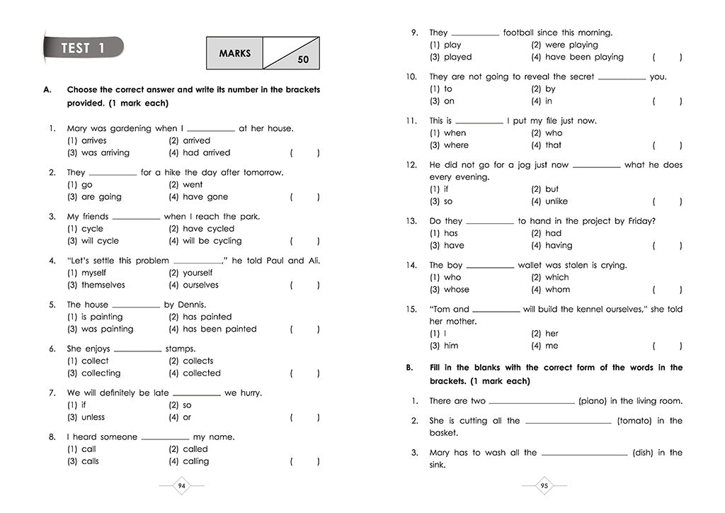 P6 IMPROVE YOUR GRAMMAR