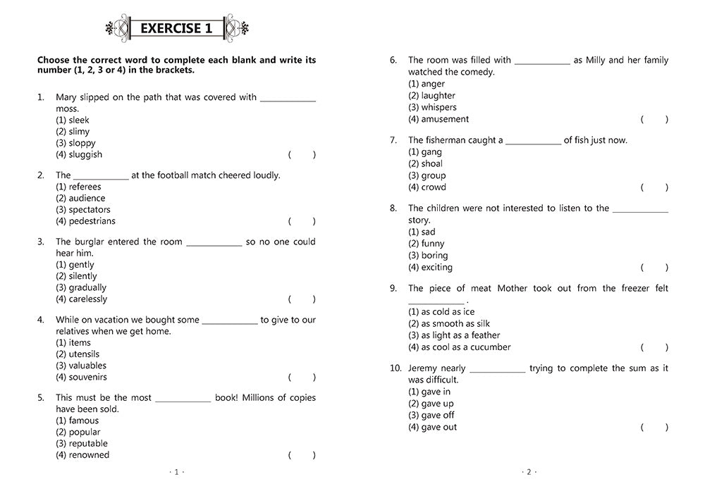 P3 EXCEL IN VOCABULARY