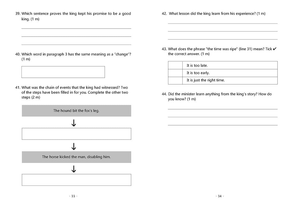 P3 ENGLISH MOCK EXAM PAPERS