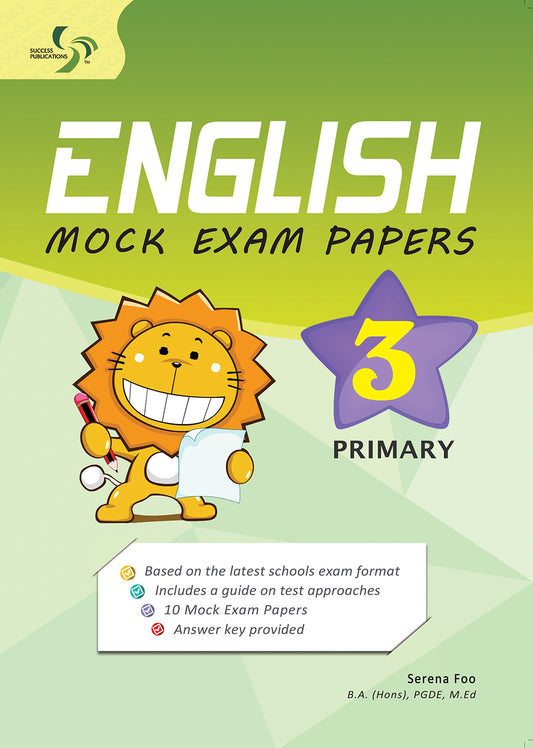 P3 ENGLISH MOCK EXAM PAPERS